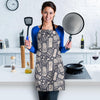 Tiki Pattern Print Women's Apron-grizzshop