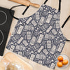 Tiki Pattern Print Women's Apron-grizzshop