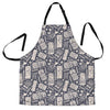 Tiki Pattern Print Women's Apron-grizzshop