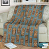 Tiki Print Pattern Blanket-grizzshop