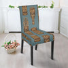 Tiki Print Pattern Chair Cover-grizzshop