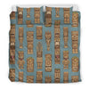 Tiki Print Pattern Duvet Cover Bedding Set-grizzshop