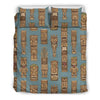 Tiki Print Pattern Duvet Cover Bedding Set-grizzshop