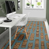 Load image into Gallery viewer, Tiki Print Pattern Floor Mat-grizzshop