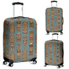 Tiki Print Pattern Luggage Cover Protector-grizzshop