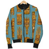 Tiki Print Pattern Men's Bomber Jacket-grizzshop