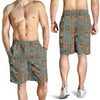 Tiki Print Pattern Men's Shorts-grizzshop