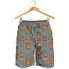 Tiki Print Pattern Men's Shorts-grizzshop