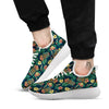 Tiki Tropical Print Pattern White Athletic Shoes-grizzshop