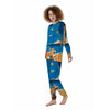 Time To Travel Summer Holiday Print Women's Pajamas-grizzshop