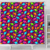 Toffee Candy Pattern Print Bathroom Shower Curtain-grizzshop