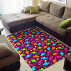 Toffee Candy Pattern Print Floor Mat-grizzshop