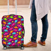 Toffee Candy Pattern Print Luggage Cover Protector-grizzshop