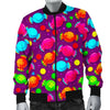 Toffee Candy Pattern Print Men's Bomber Jacket-grizzshop