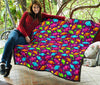 Toffee Candy Pattern Print Quilt-grizzshop