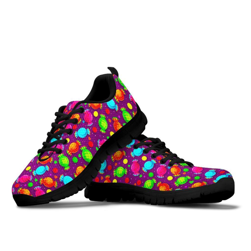 Toffee Candy Pattern Print Sneaker Shoes For Men Women-grizzshop