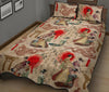 Tokyo Japanese Pattern Print Bed Set Quilt-grizzshop