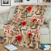 Tokyo Japanese Pattern Print Blanket-grizzshop