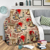 Tokyo Japanese Pattern Print Blanket-grizzshop