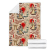 Tokyo Japanese Pattern Print Blanket-grizzshop