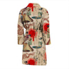 Tokyo Japanese Pattern Print Men Long Robe-grizzshop