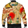 Tokyo Japanese Pattern Print Men's Bomber Jacket-grizzshop