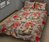 Tokyo Japanese Print Pattern Bed Set Quilt-grizzshop