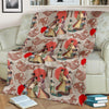 Tokyo Japanese Print Pattern Blanket-grizzshop