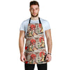 Tokyo Japanese Print Pattern Men's Apron-grizzshop