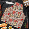 Tokyo Japanese Print Pattern Men's Apron-grizzshop