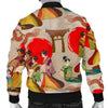 Tokyo Japanese Print Pattern Men's Bomber Jacket-grizzshop