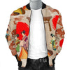 Tokyo Japanese Print Pattern Men's Bomber Jacket-grizzshop