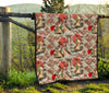 Tokyo Japanese Print Pattern Quilt-grizzshop