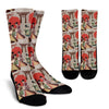 Tokyo Japanese Print Pattern Unisex Crew Socks-grizzshop