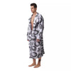 Tomato Hand Drawn Print Pattern Men's Robe-grizzshop