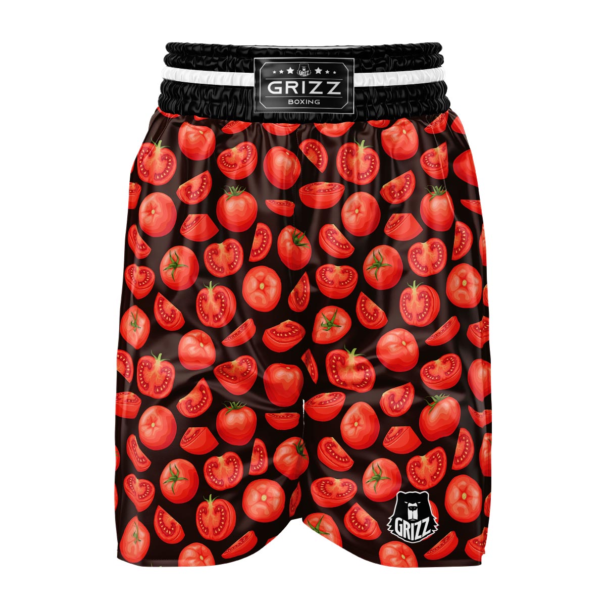 Tomatoes Red Print Pattern Boxing Shorts-grizzshop