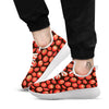 Tomatoes Red Print Pattern White Athletic Shoes-grizzshop