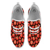 Tomatoes Red Print Pattern White Athletic Shoes-grizzshop