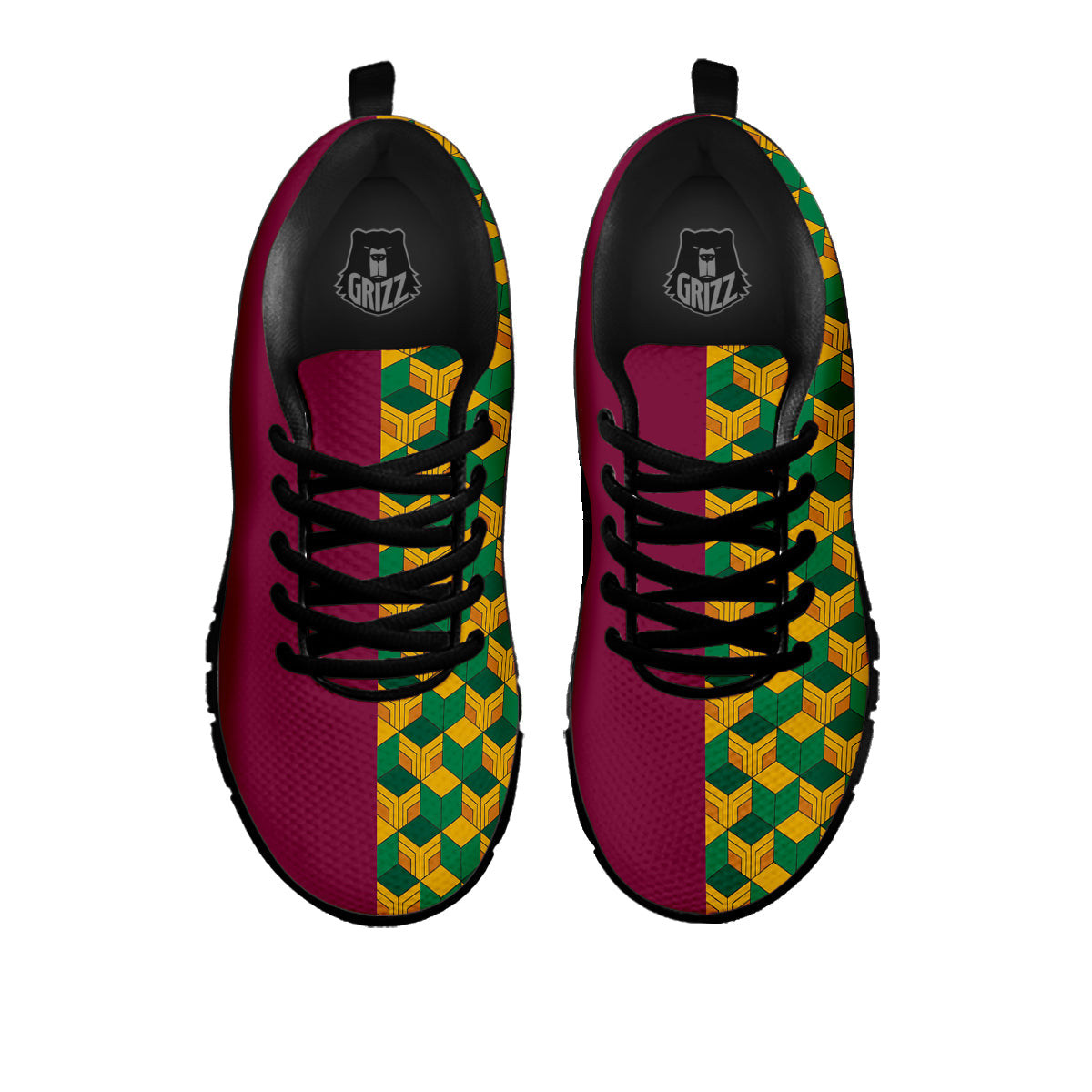 Tomioka Print Pattern Black Sneaker-grizzshop