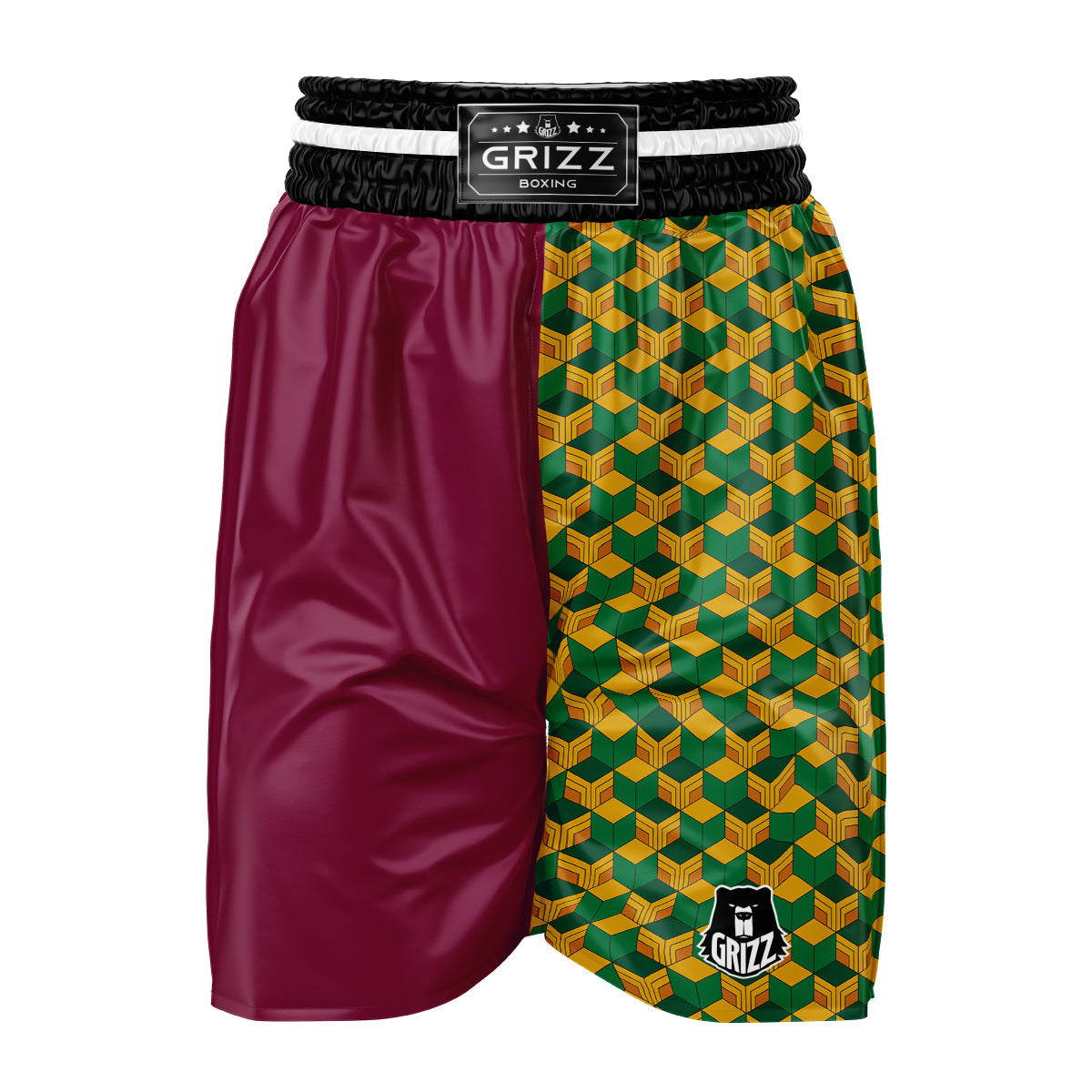 Tomioka Print Pattern Boxing Shorts-grizzshop
