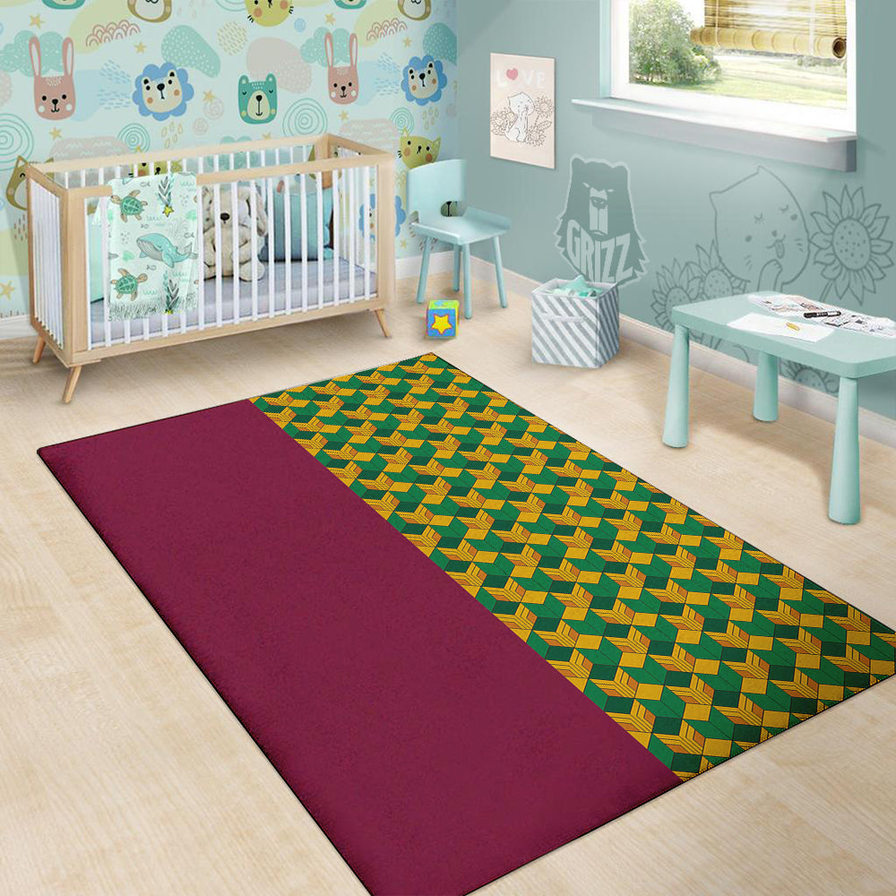 Tomioka Print Pattern Floor Mat-grizzshop