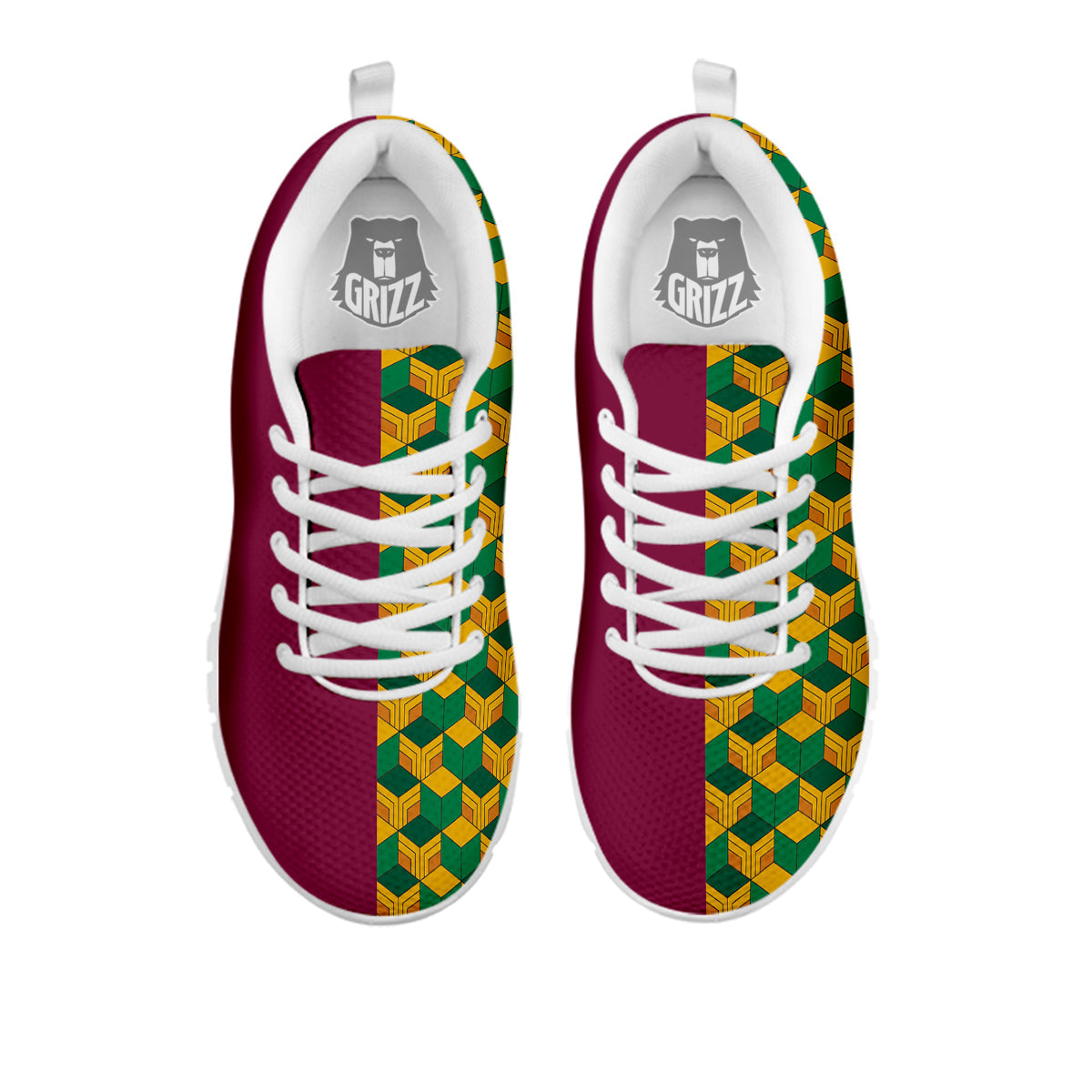 Tomioka Print Pattern White Sneaker-grizzshop