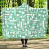 Tooth Dental Dentist Dentistry Pattern Print Hooded Blanket-grizzshop