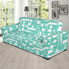 Tooth Dental Dentist Dentistry Pattern Print Sofa Covers-grizzshop