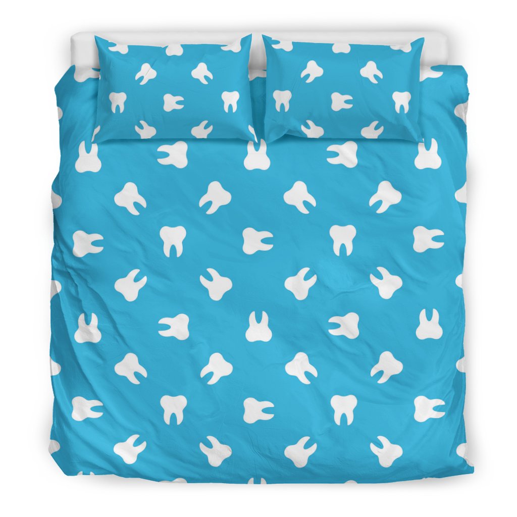 Tooth Dentistry Dentist Dental Pattern Print Duvet Cover Bedding Set-grizzshop