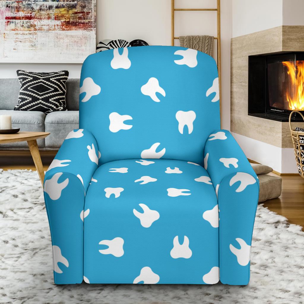 Tooth Dentistry Dentist Dental Pattern Print Recliner Cover-grizzshop