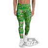 Top View Amusement Park Print Pattern Men's Leggings-grizzshop