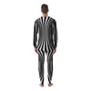 Torus Illusion White And Black Print Men's Pajamas-grizzshop