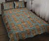 Totem Aztec Pattern Print Bed Set Quilt-grizzshop