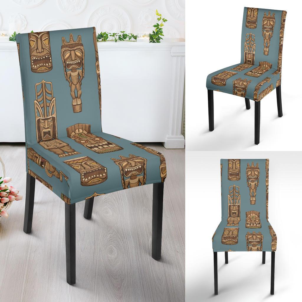 Totem Aztec Pattern Print Chair Cover-grizzshop